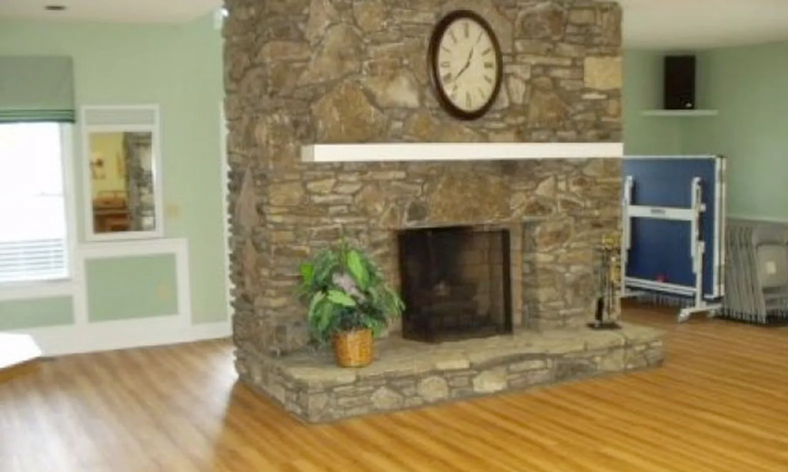 Stone Fireplace