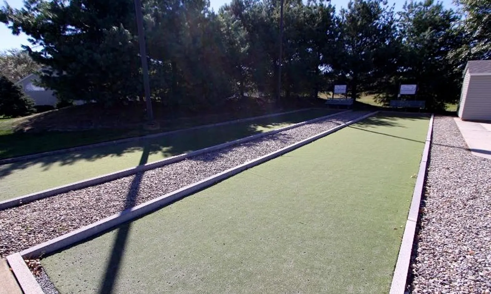 2 Bocce Ball Courts