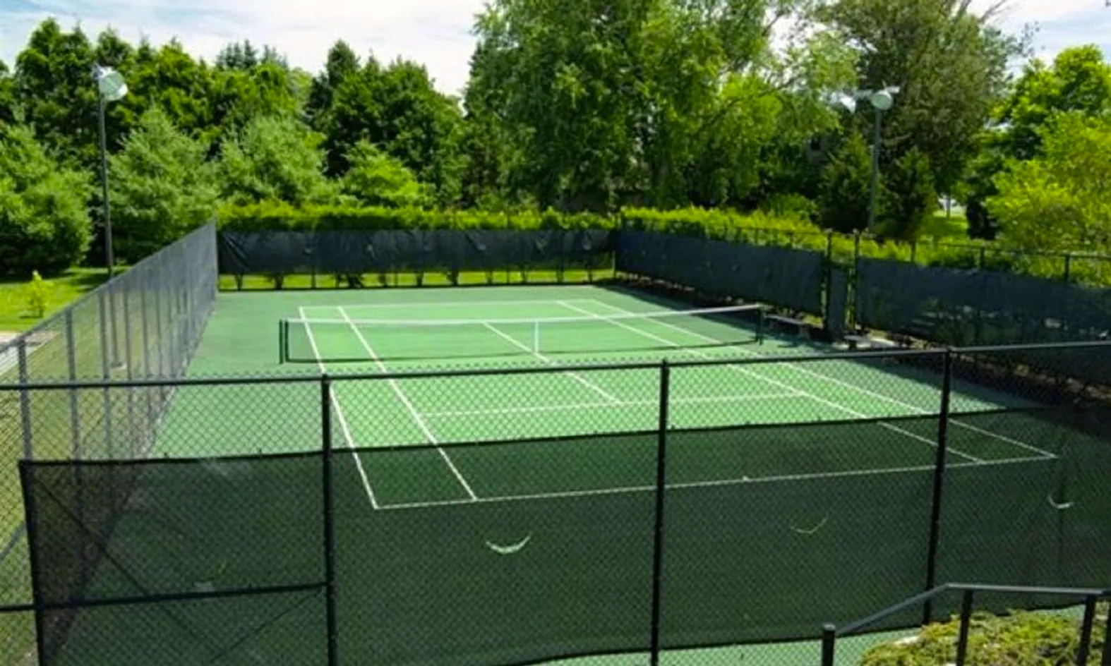 Lighted Tennis Court