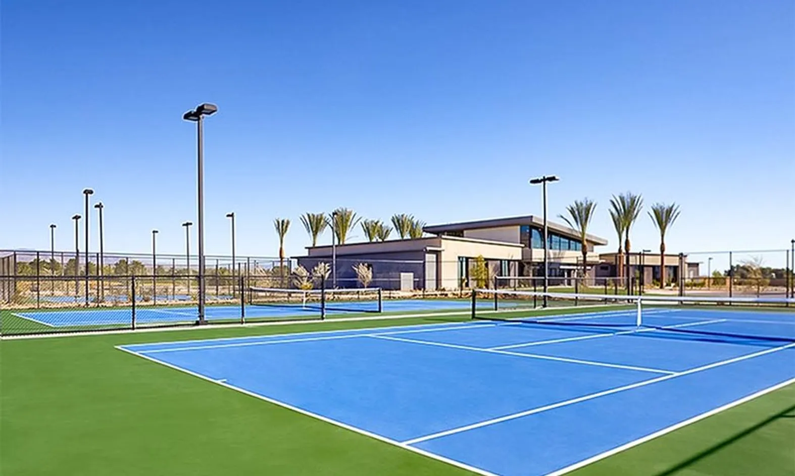 Lighted Tennis Courts