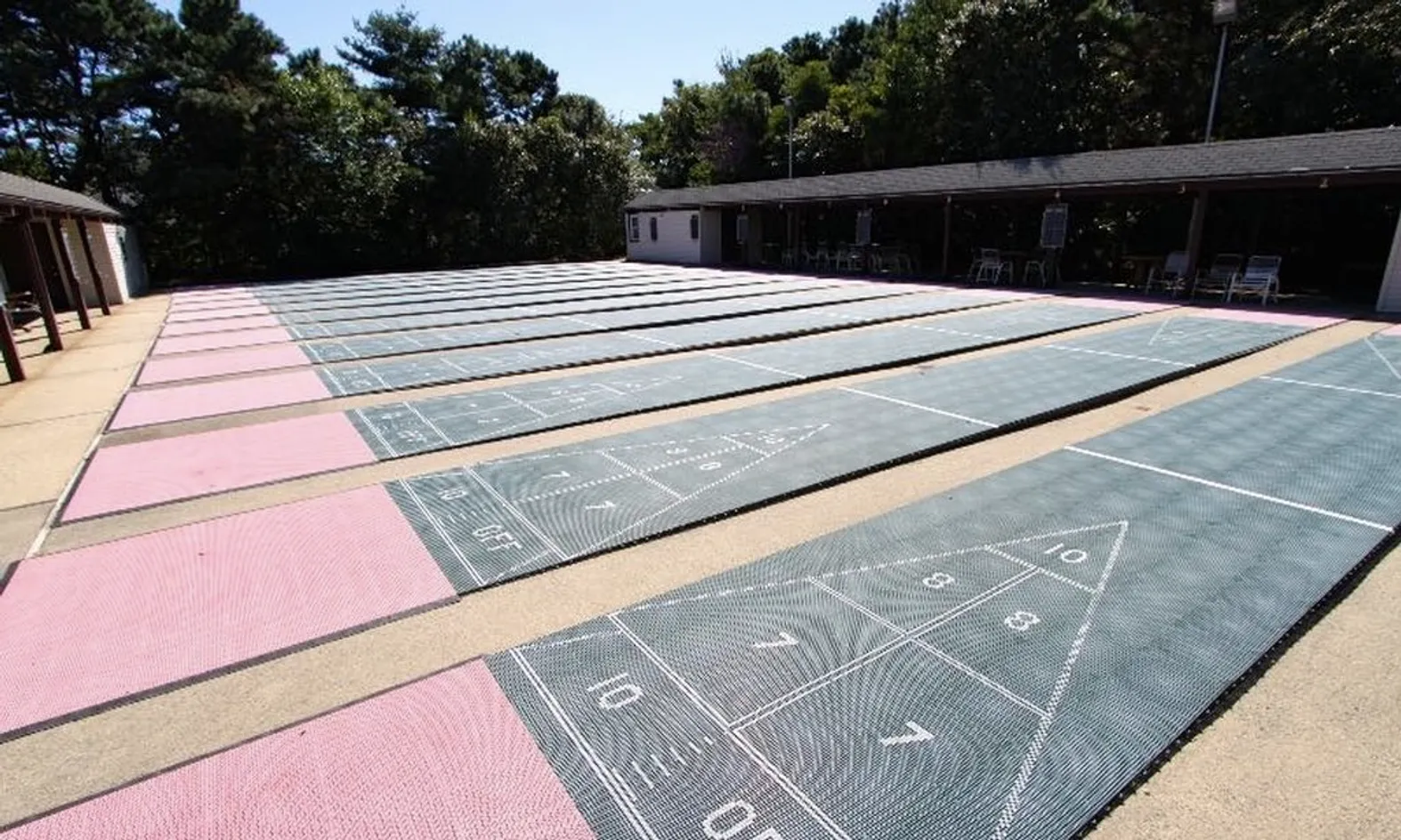 12 Shuffleboard Courts