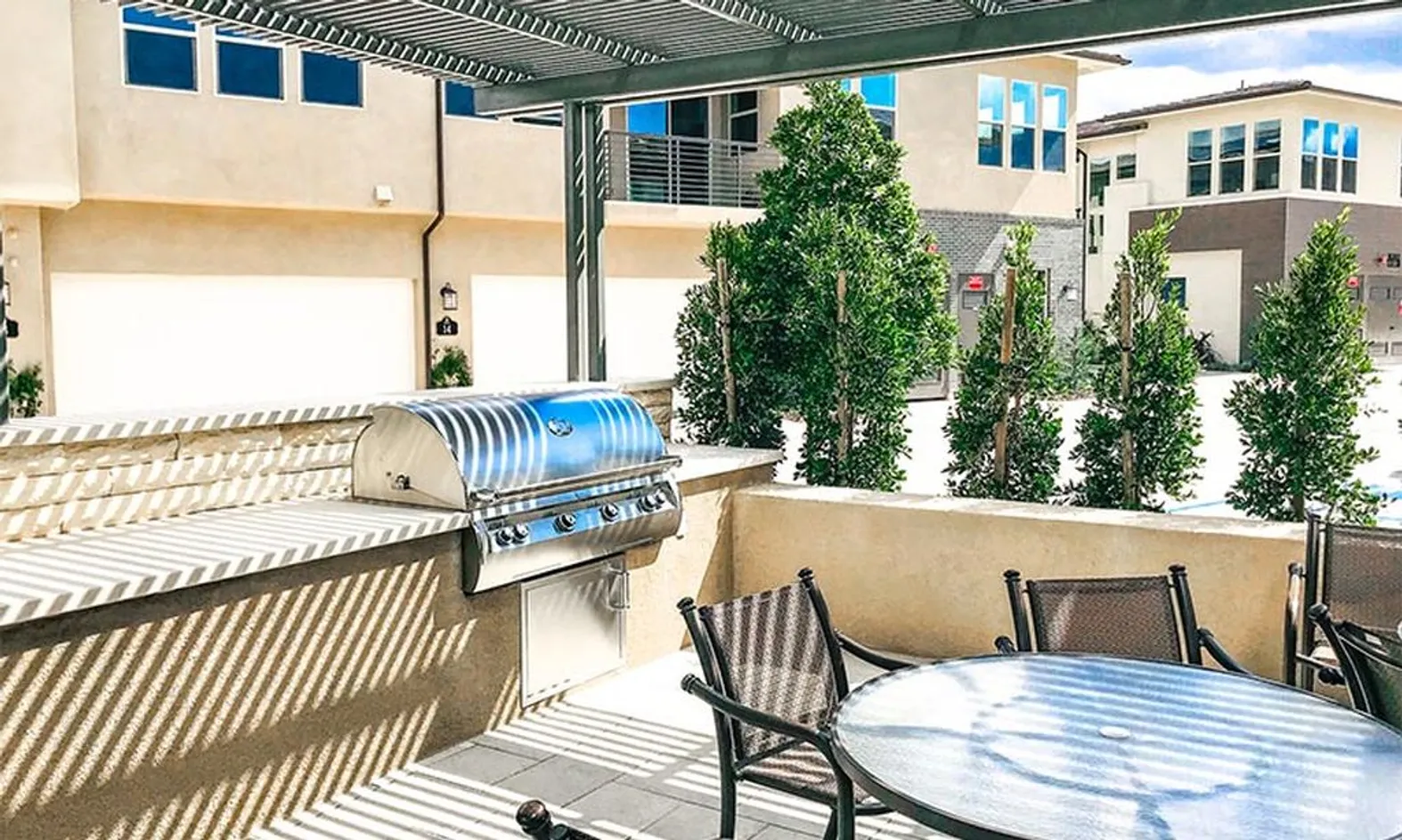 Outdoor BBQ Area
