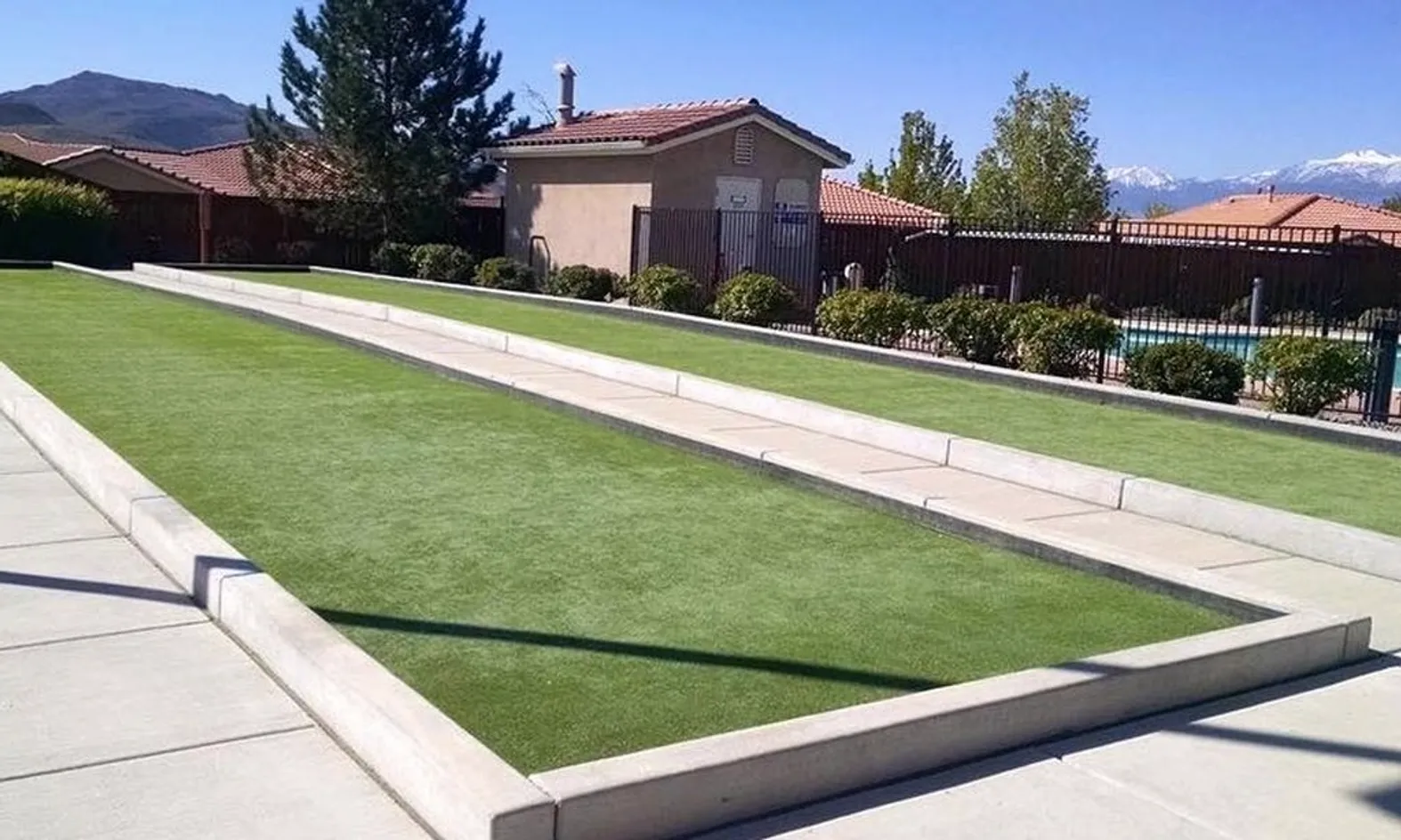 2 Bocce Ball Courts