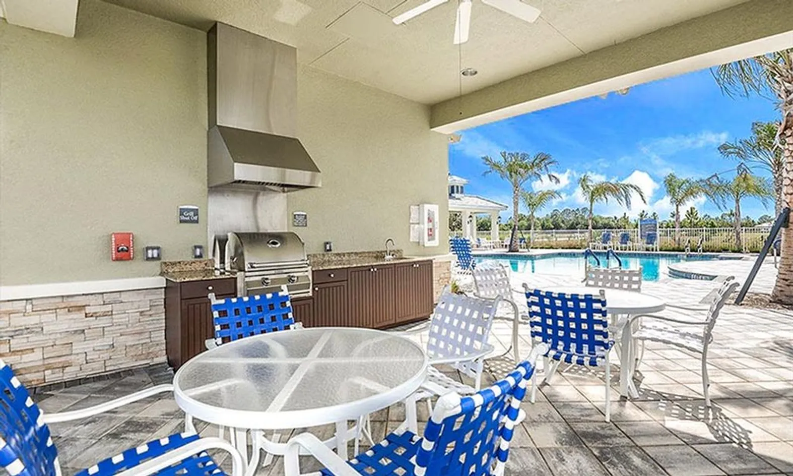Outdoor BBQ Area