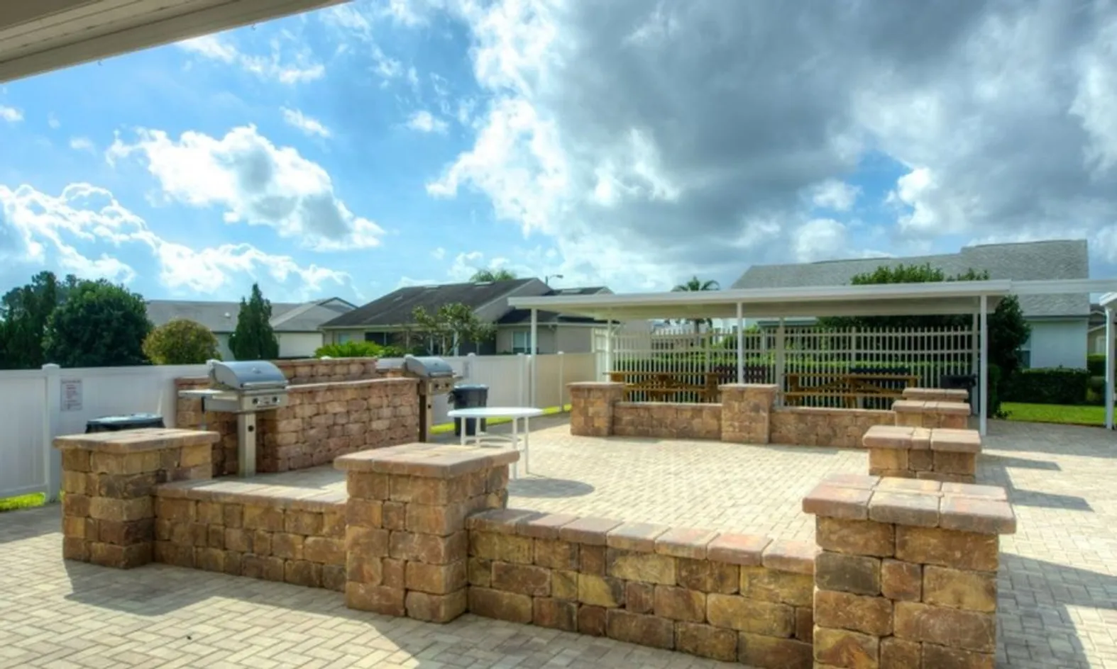 Outdoor BBQ Area