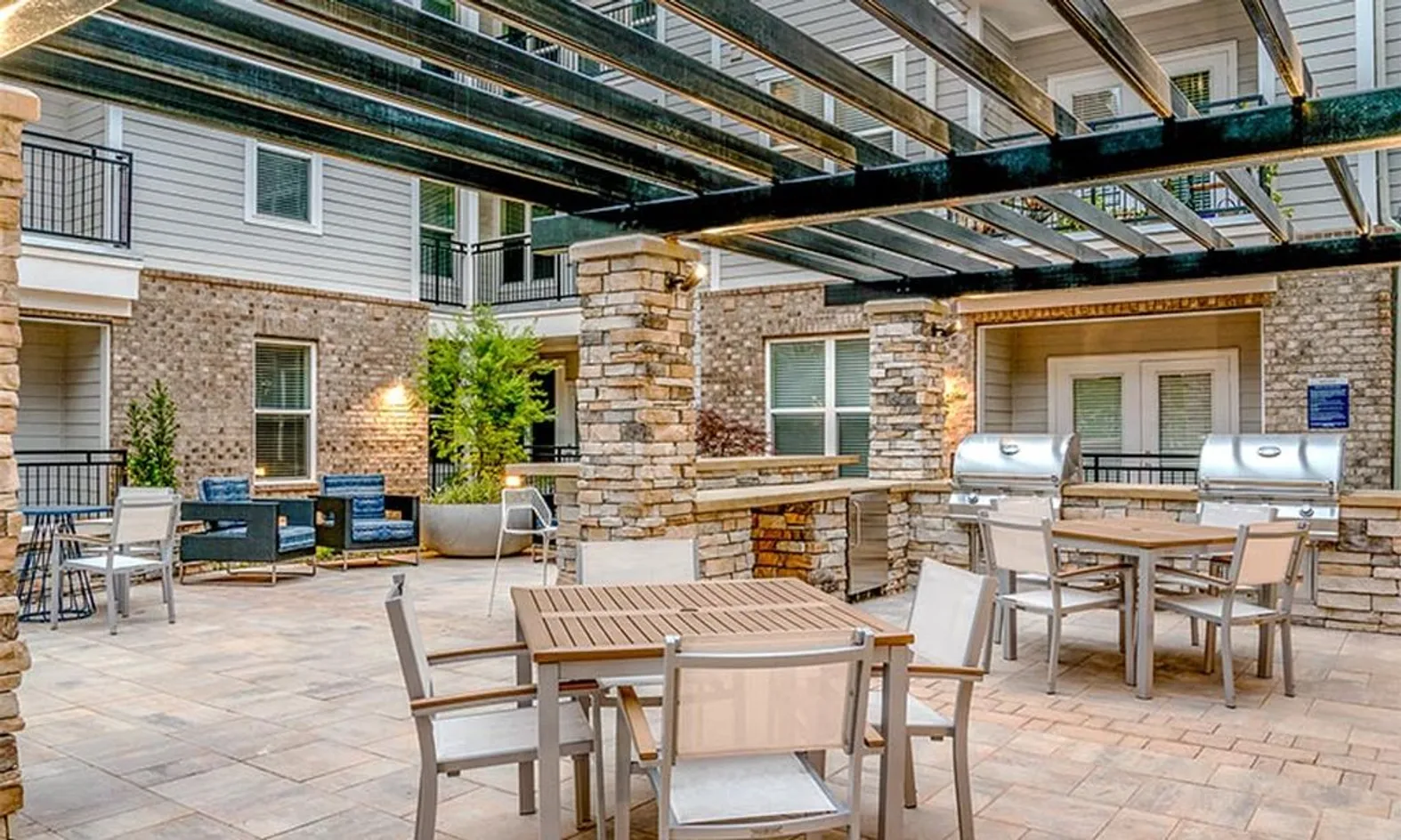 Outdoor BBQ Area