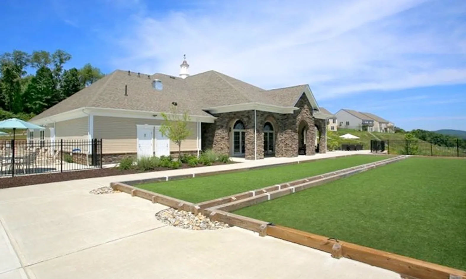 2 Bocce Ball Courts 