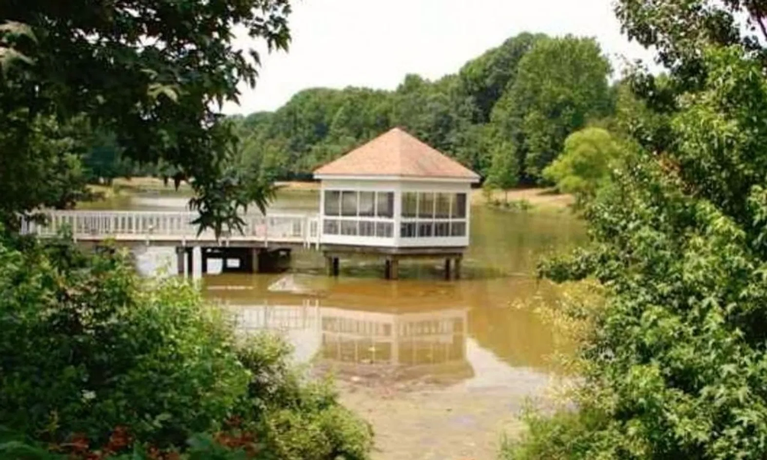 Gazebo & Scenic Lake