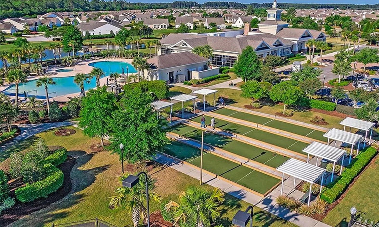 4 Bocce Ball Courts