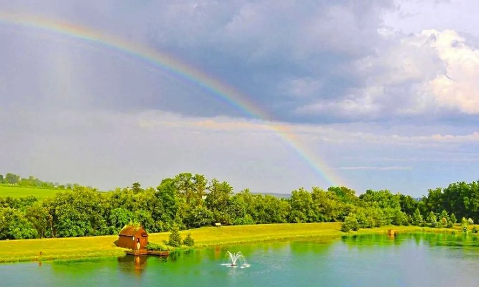 Scenic Fishing Lake