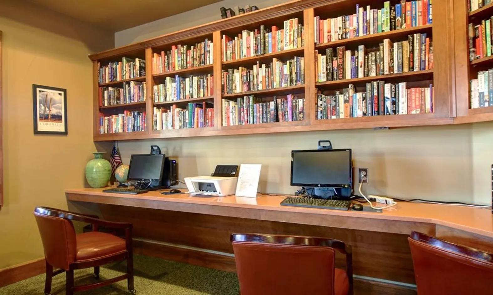Library with Computers