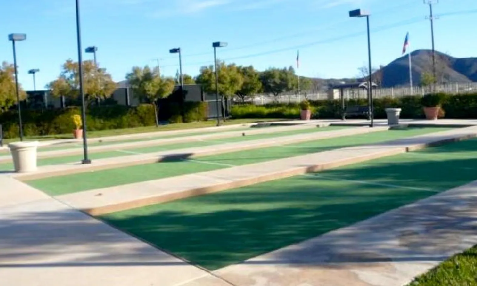 4 Bocce Ball Courts 