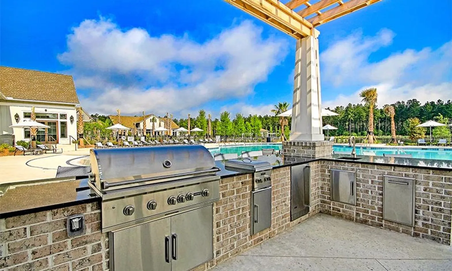 Outdoor BBQ Area