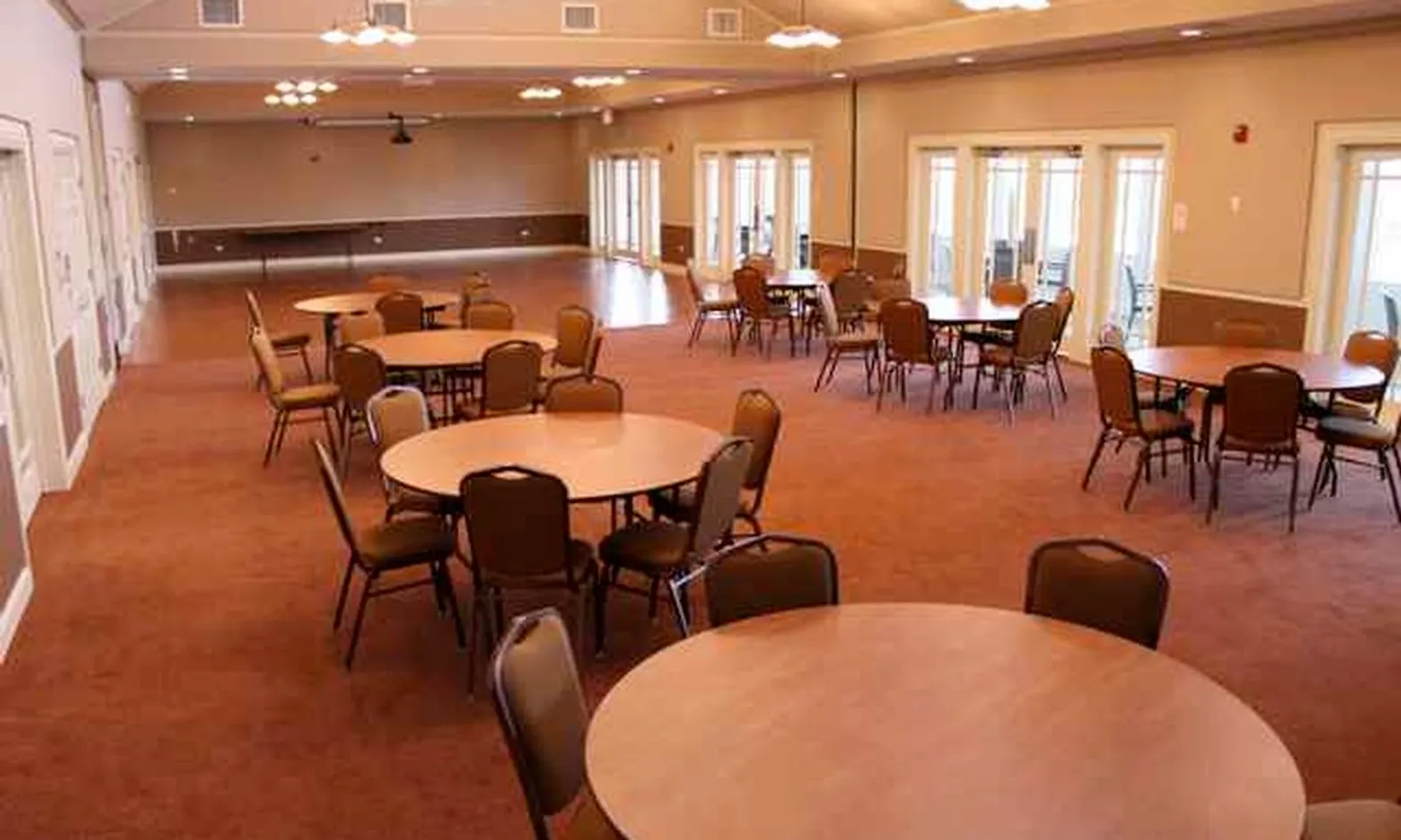 Ballroom and dance floor