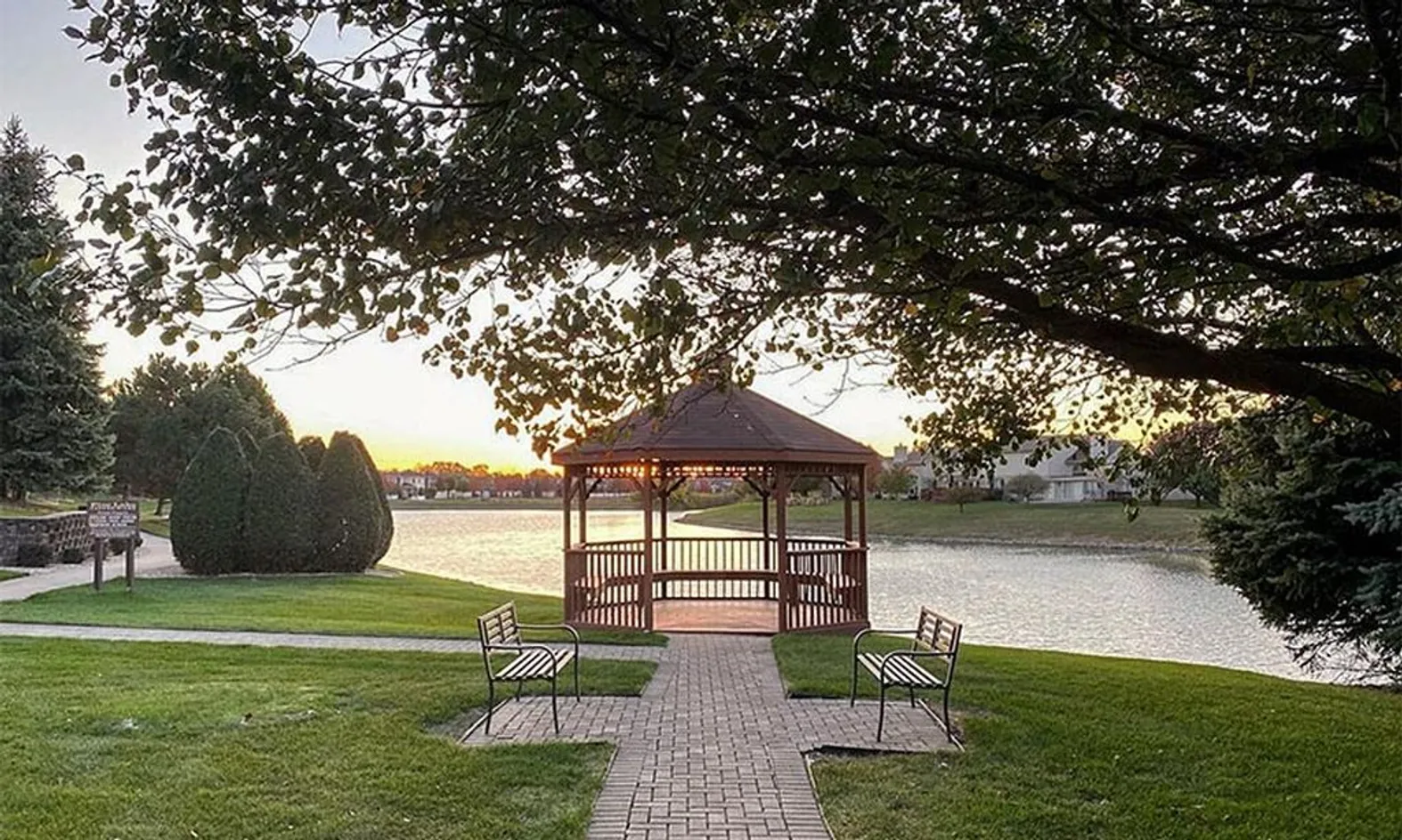 Gazebo & Pond