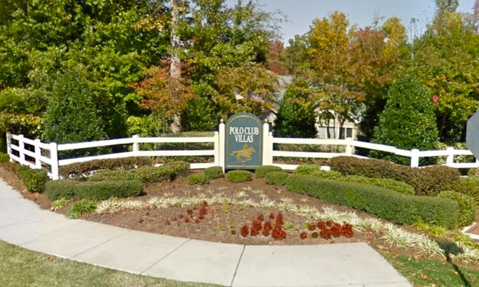 Landscaped Entrance