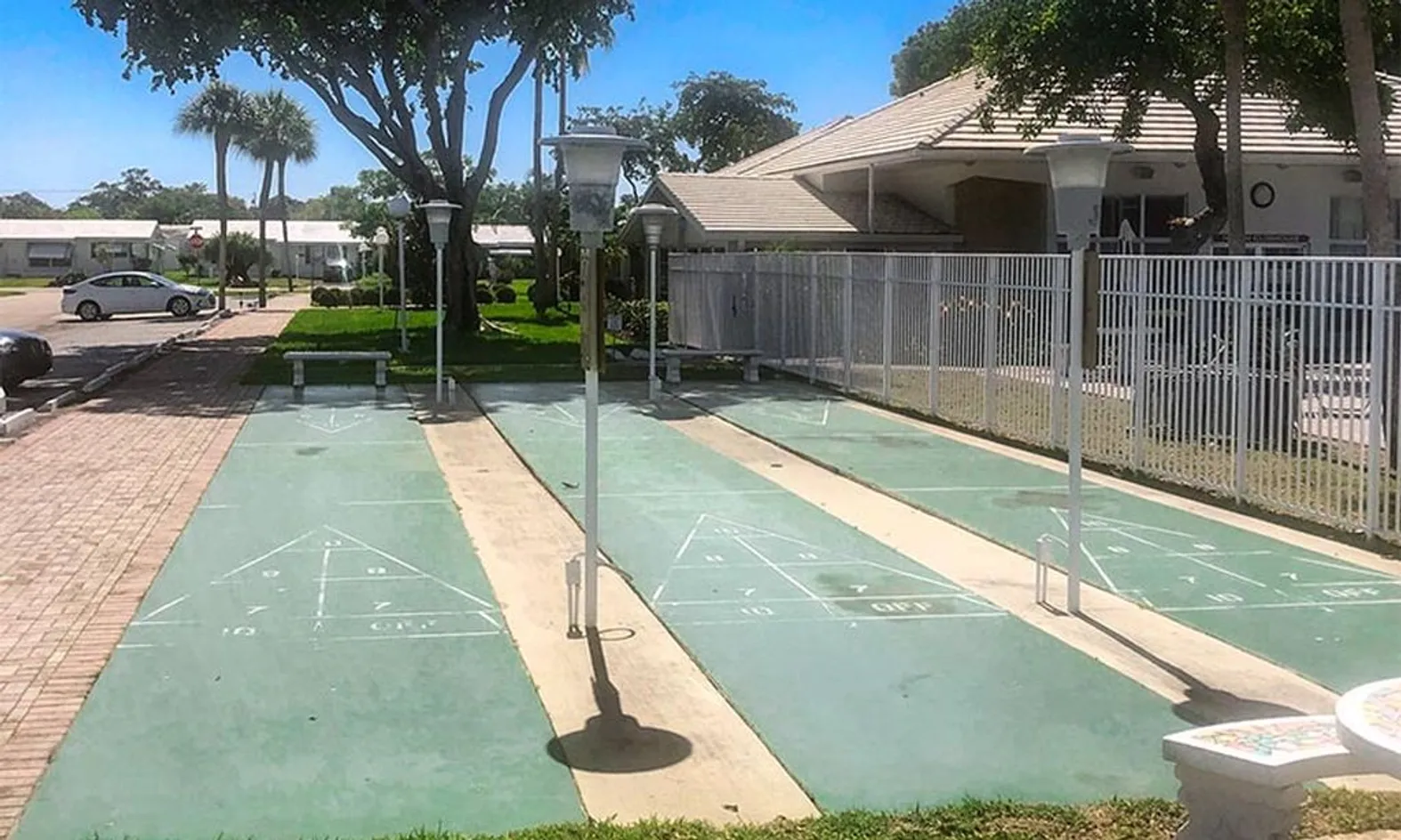 Outdoor Shuffleboard Courts