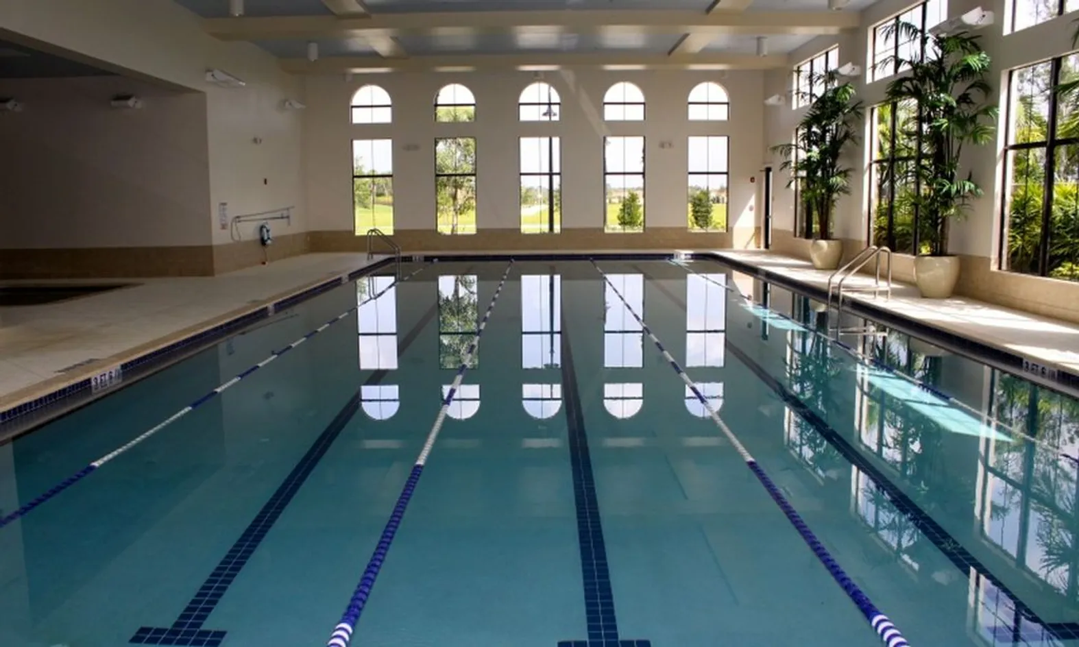Junior Olympic-Size Indoor Lap Pool