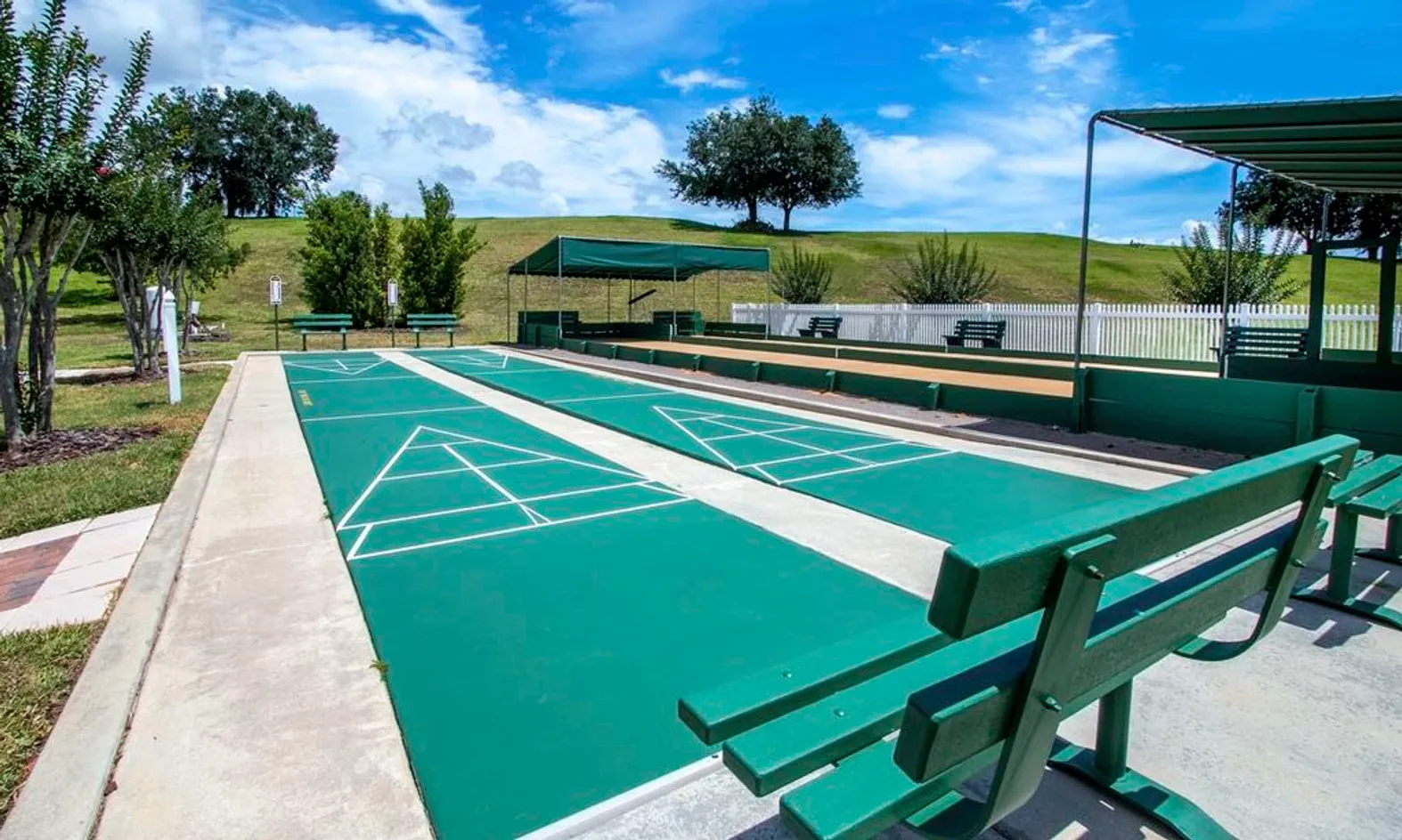 2 Shuffleboard Courts