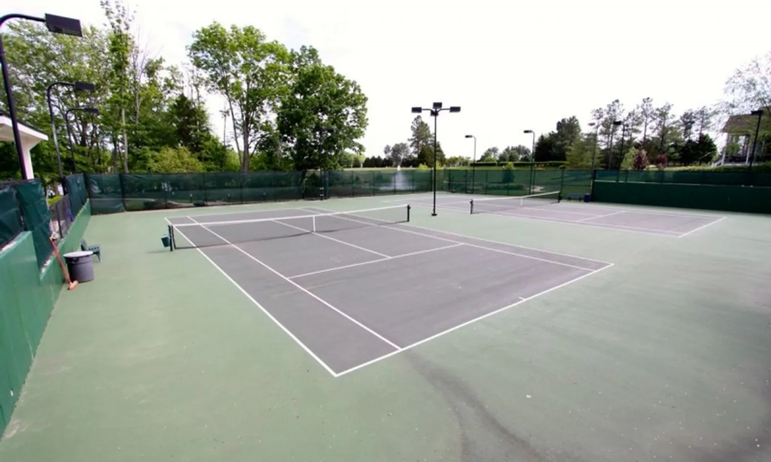 2 Lighted Tennis Courts