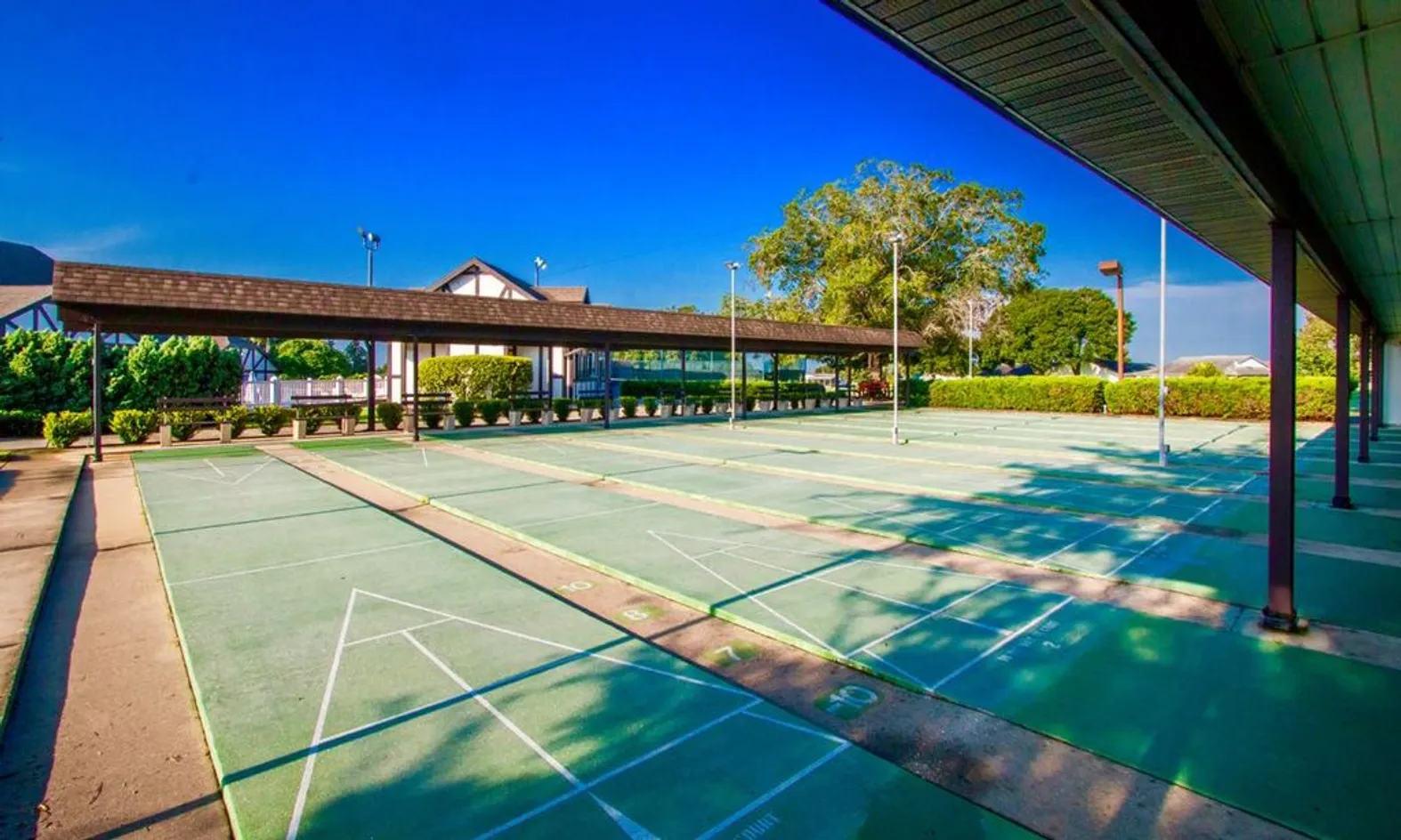 10 Shuffleboard Courts