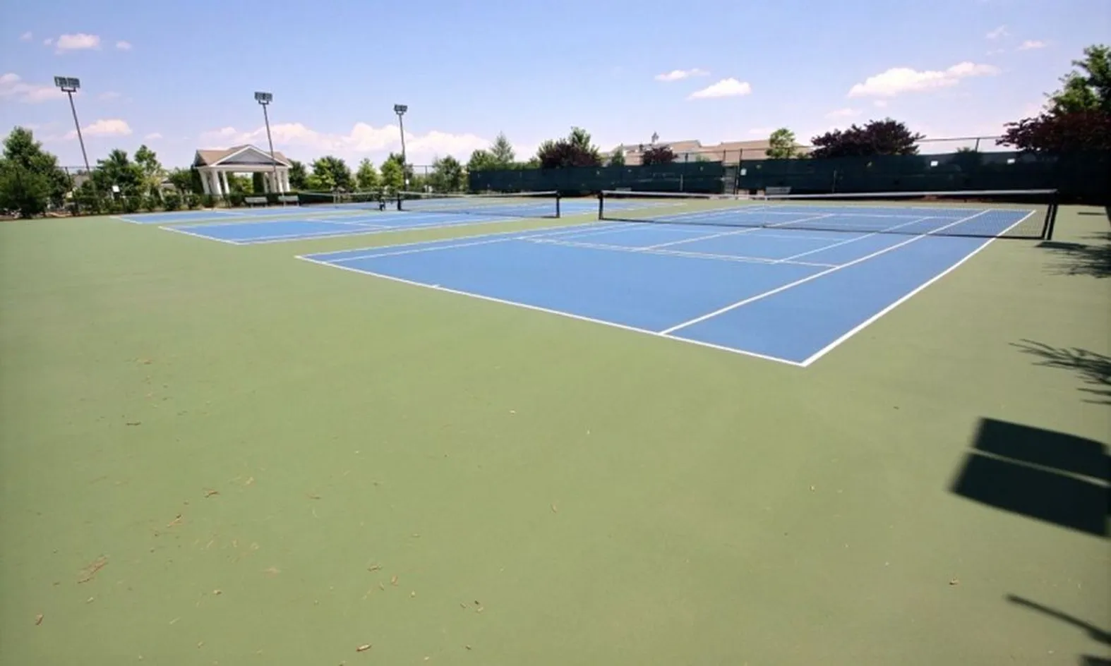 3 Lighted Tennis Courts