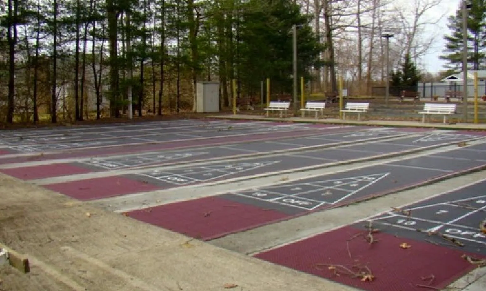 8 Shuffleboard Courts