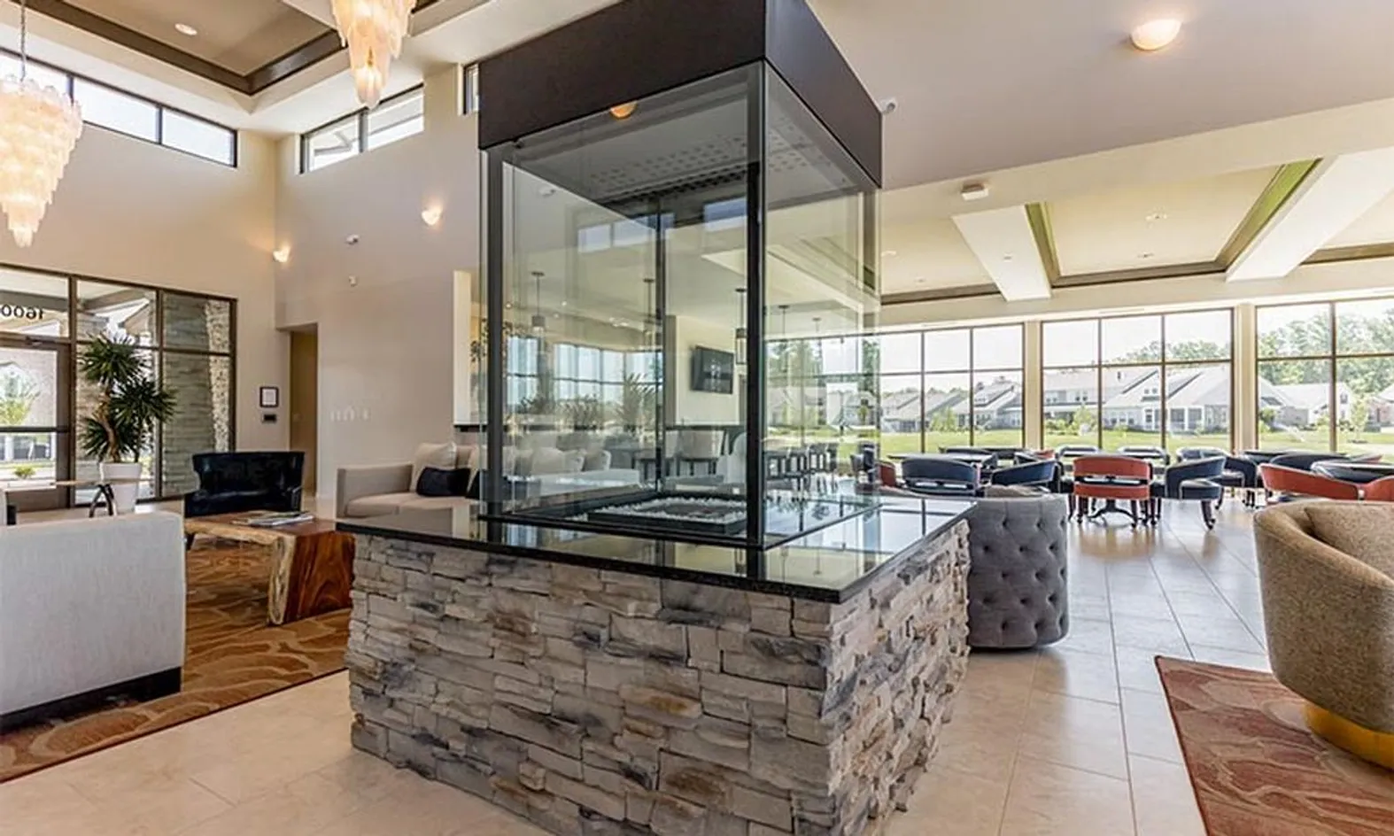 Lounge Fireplace