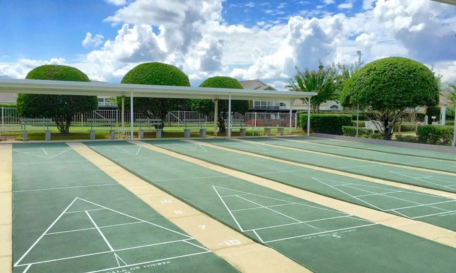 6 Shuffleboard Courts