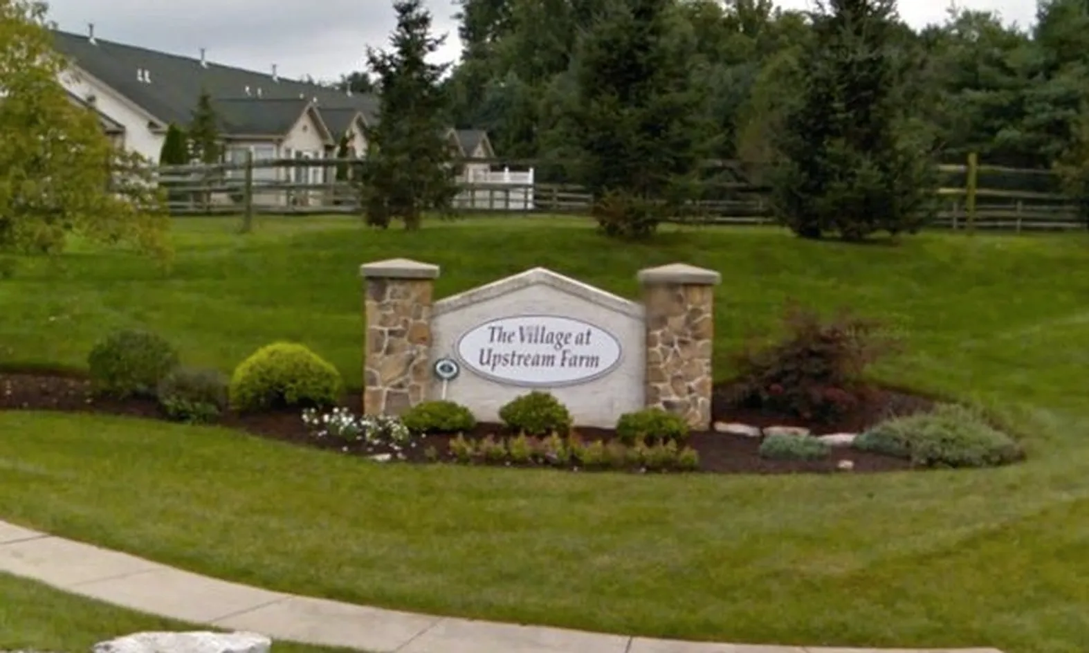 Landscaped Entrance