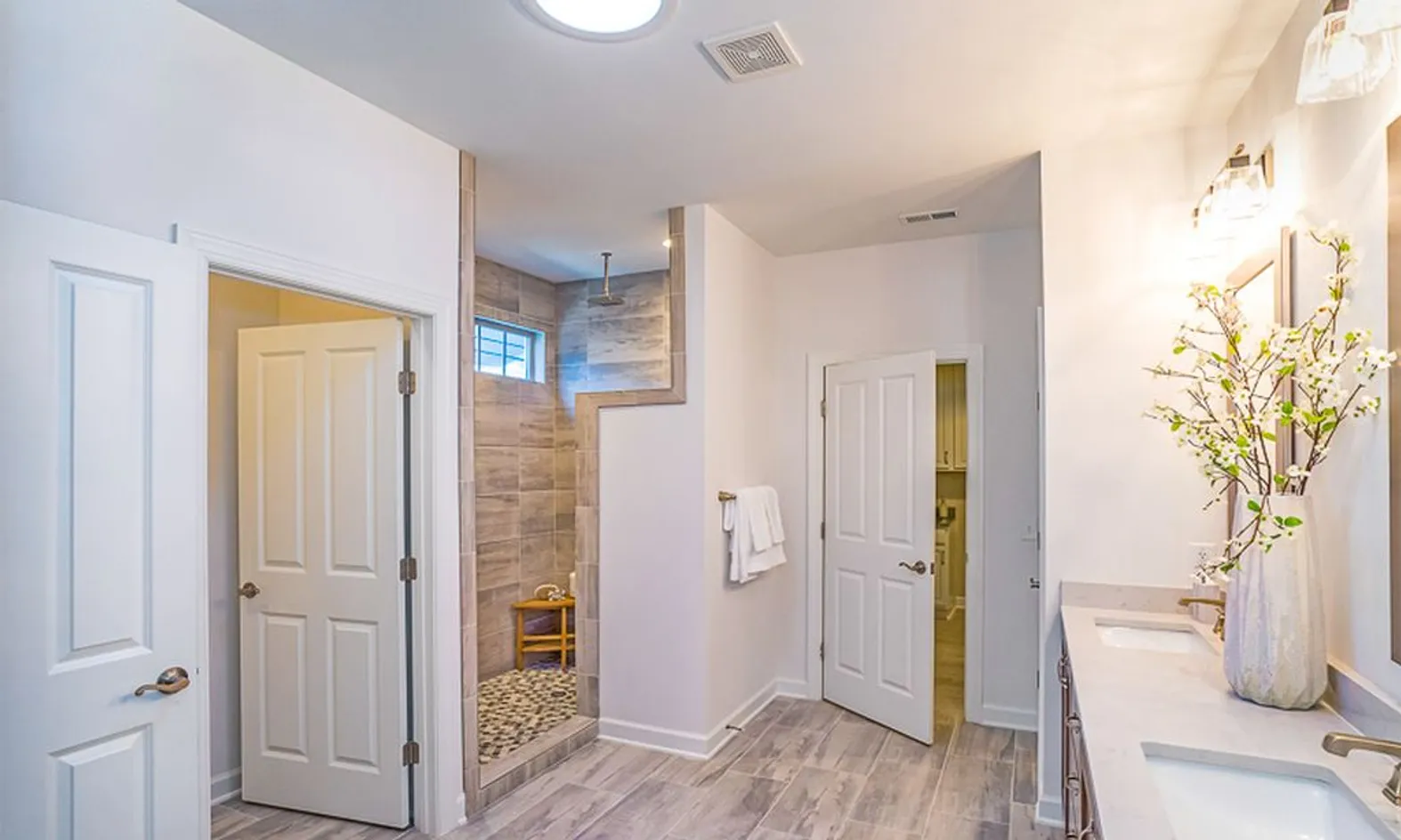 Spacious Bathrooms