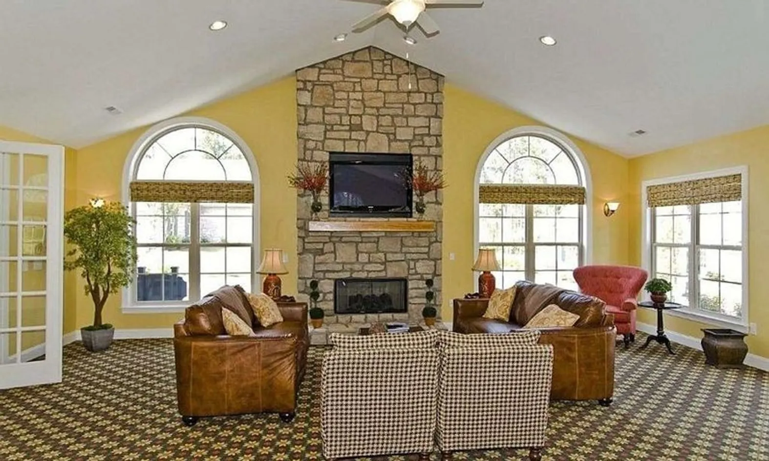 Inviting Fireplace Lounge