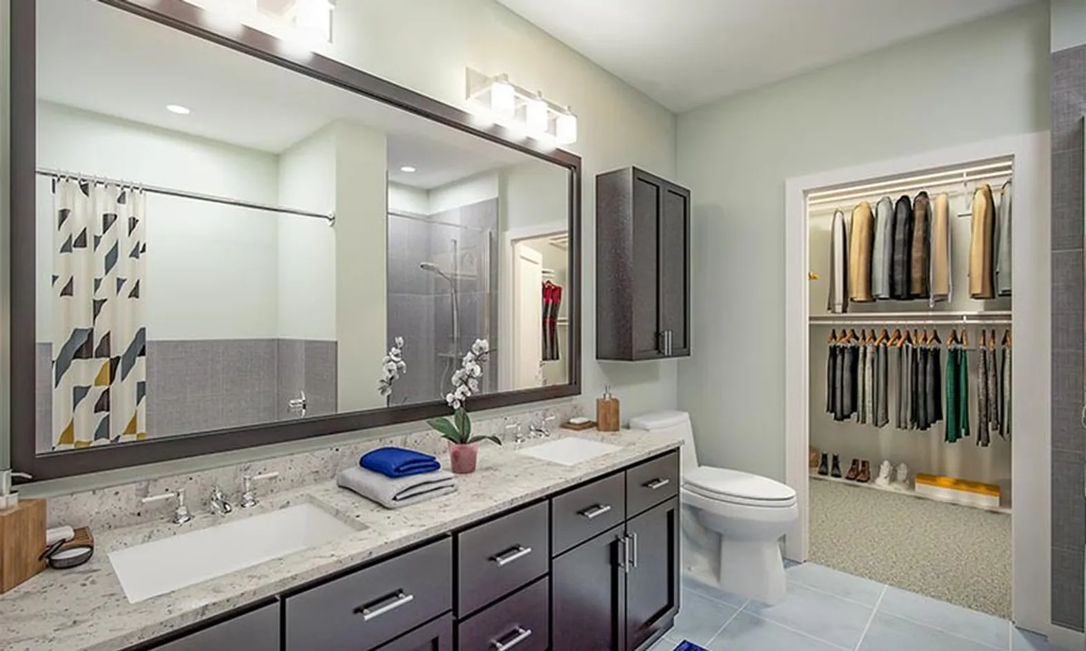 Model Master Bath & Walk-In Closet