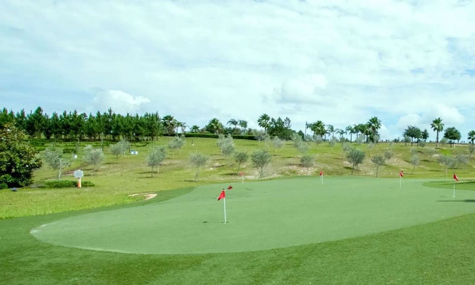 Putting Green with Sand Trap