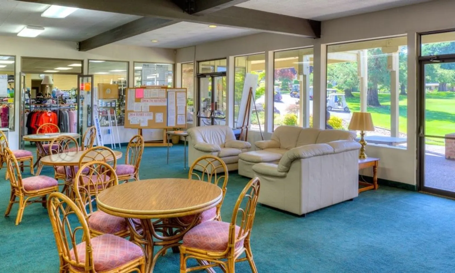 Golf Clubhouse Lounge