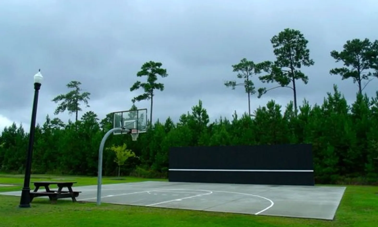 Half Basketball Court