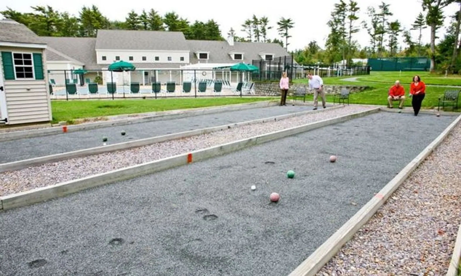 2 Bocce Ball Courts