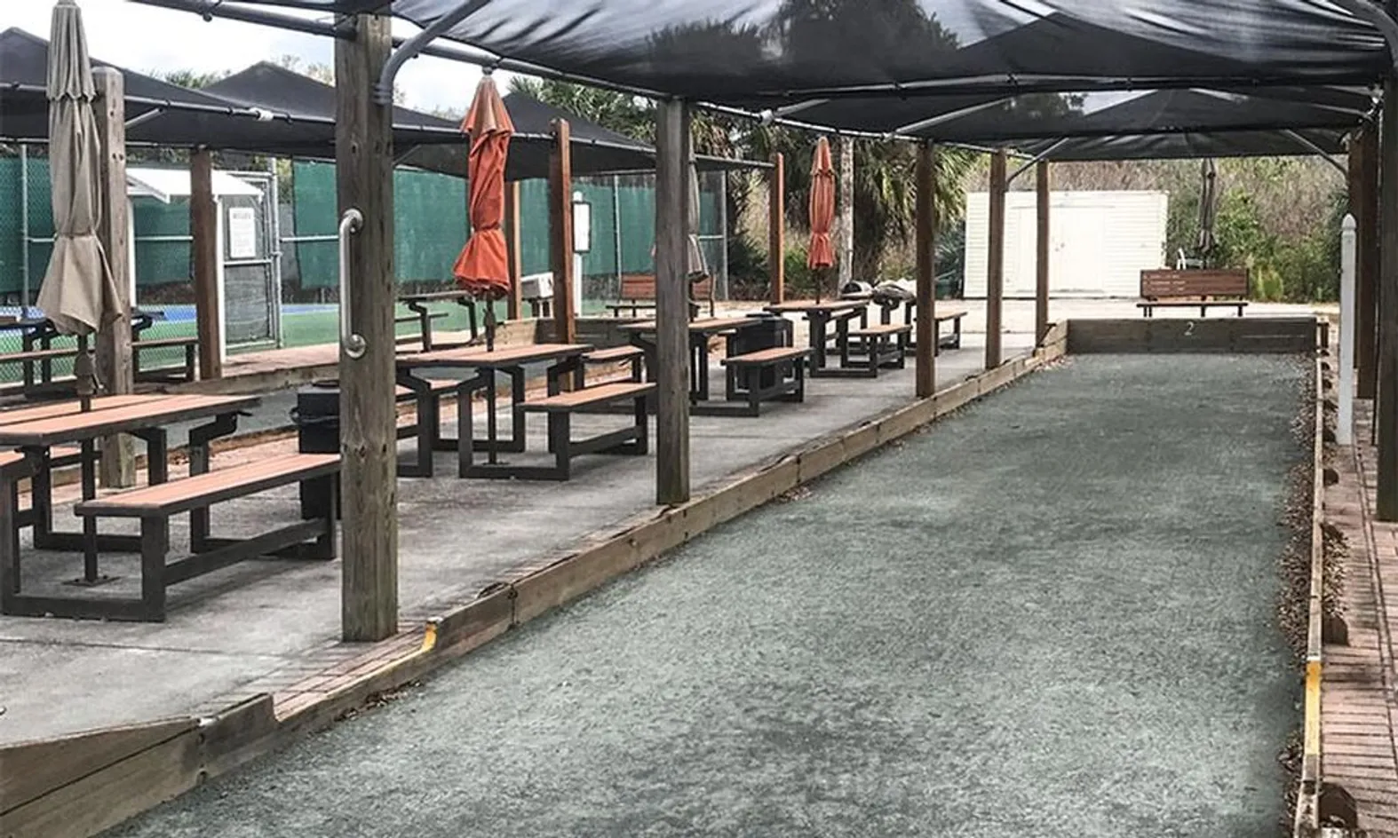 Bocce Ball Courts & Picnic Area