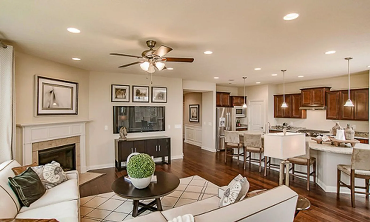 Ascend Living Room & Kitchen