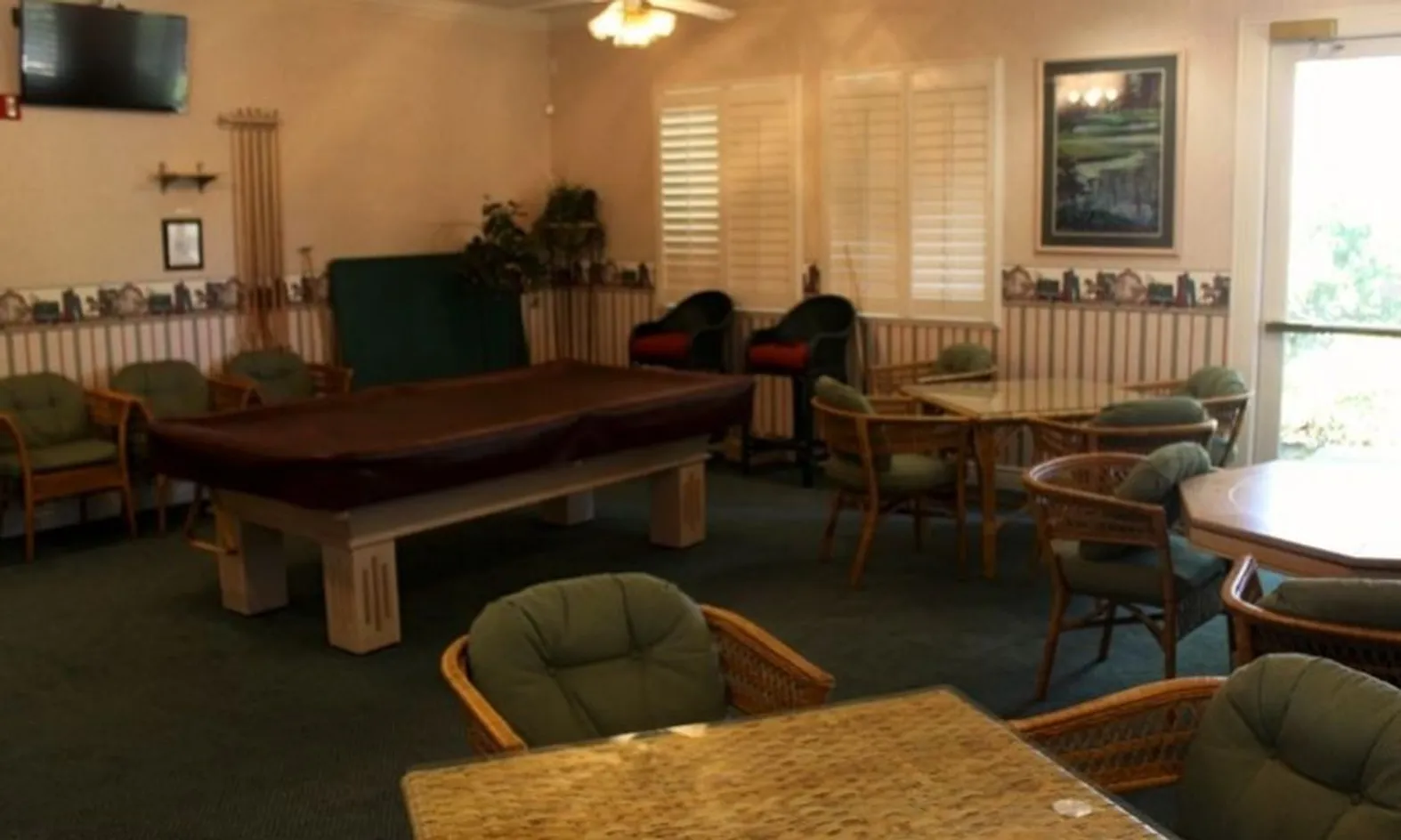 Card Room & Billiards Table
