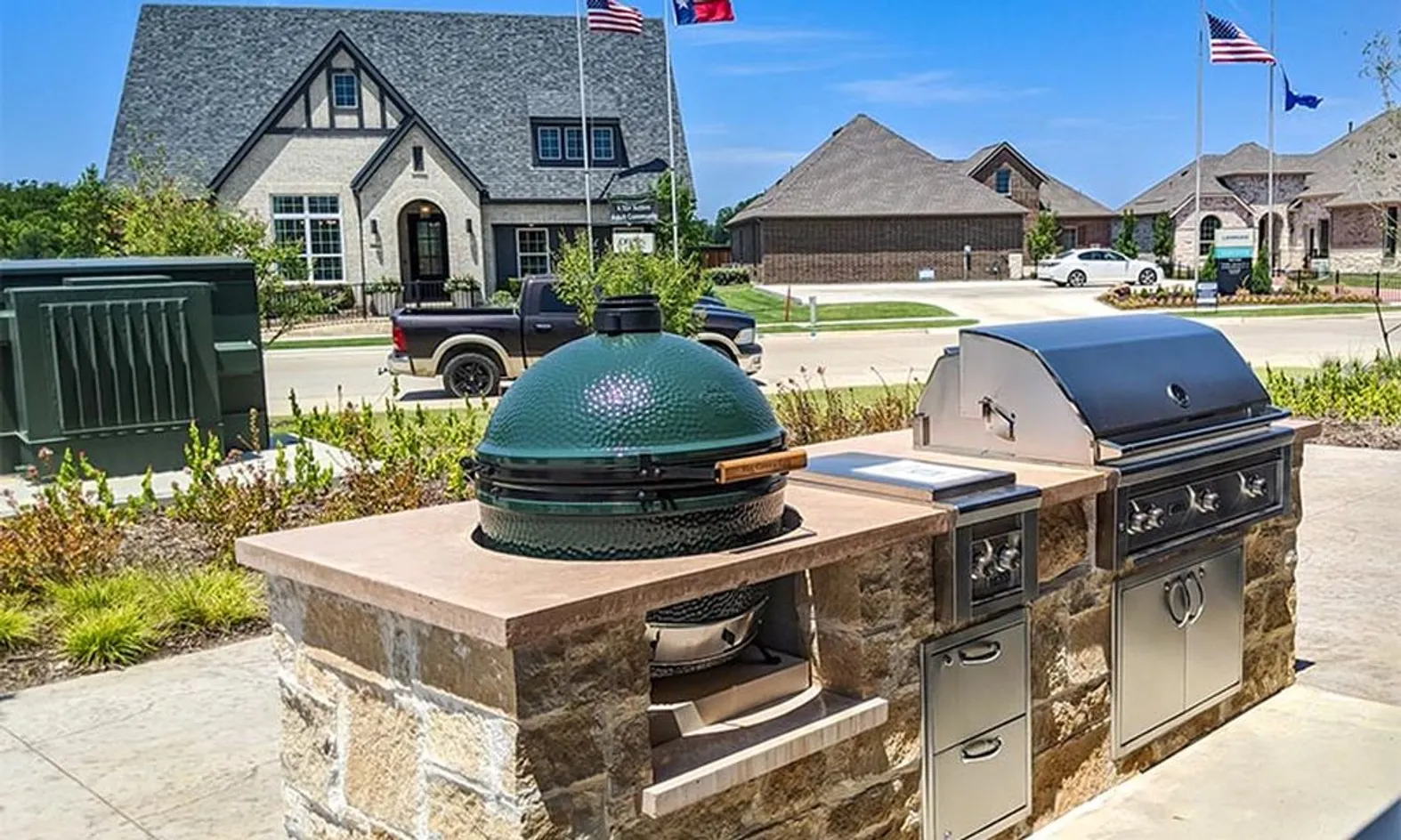 Outdoor BBQ Area