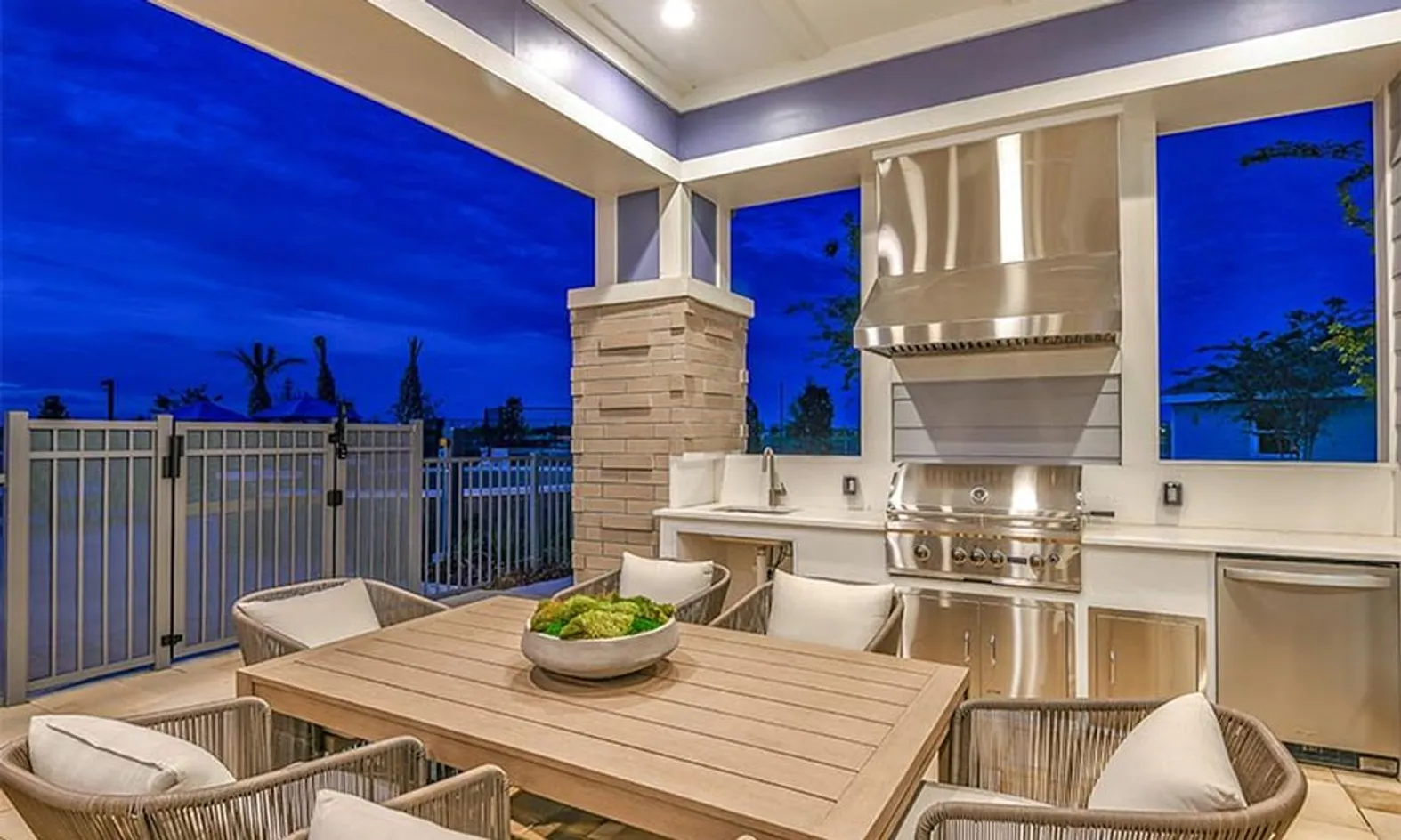 Outdoor BBQ Area