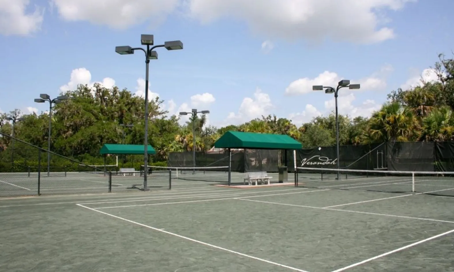 5 Lighted Tennis Courts