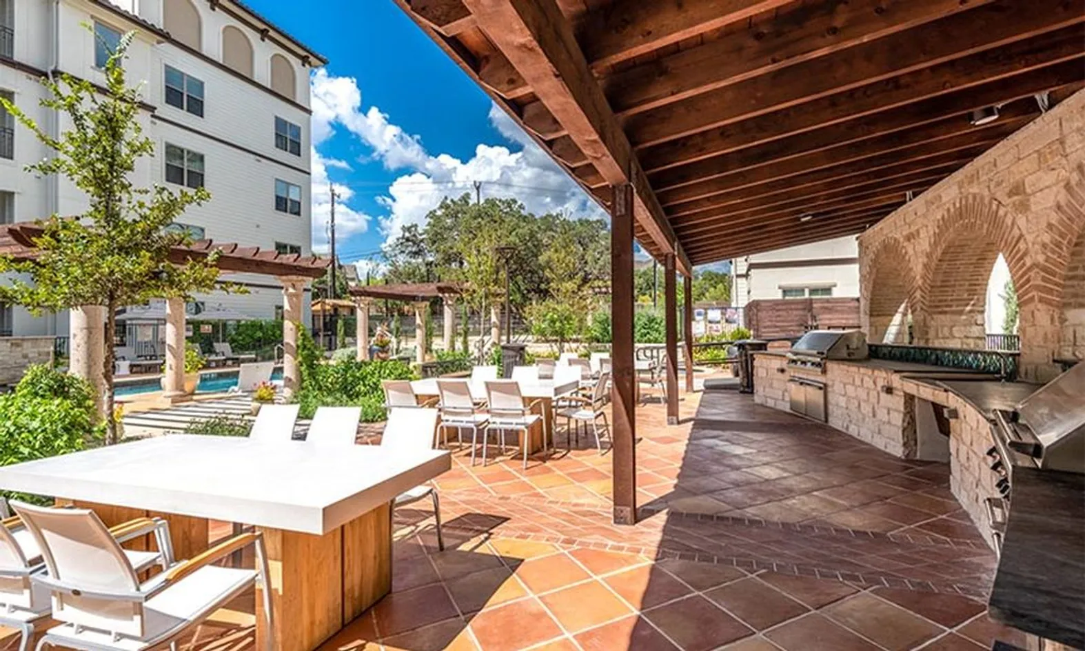 Outdoor BBQ Area