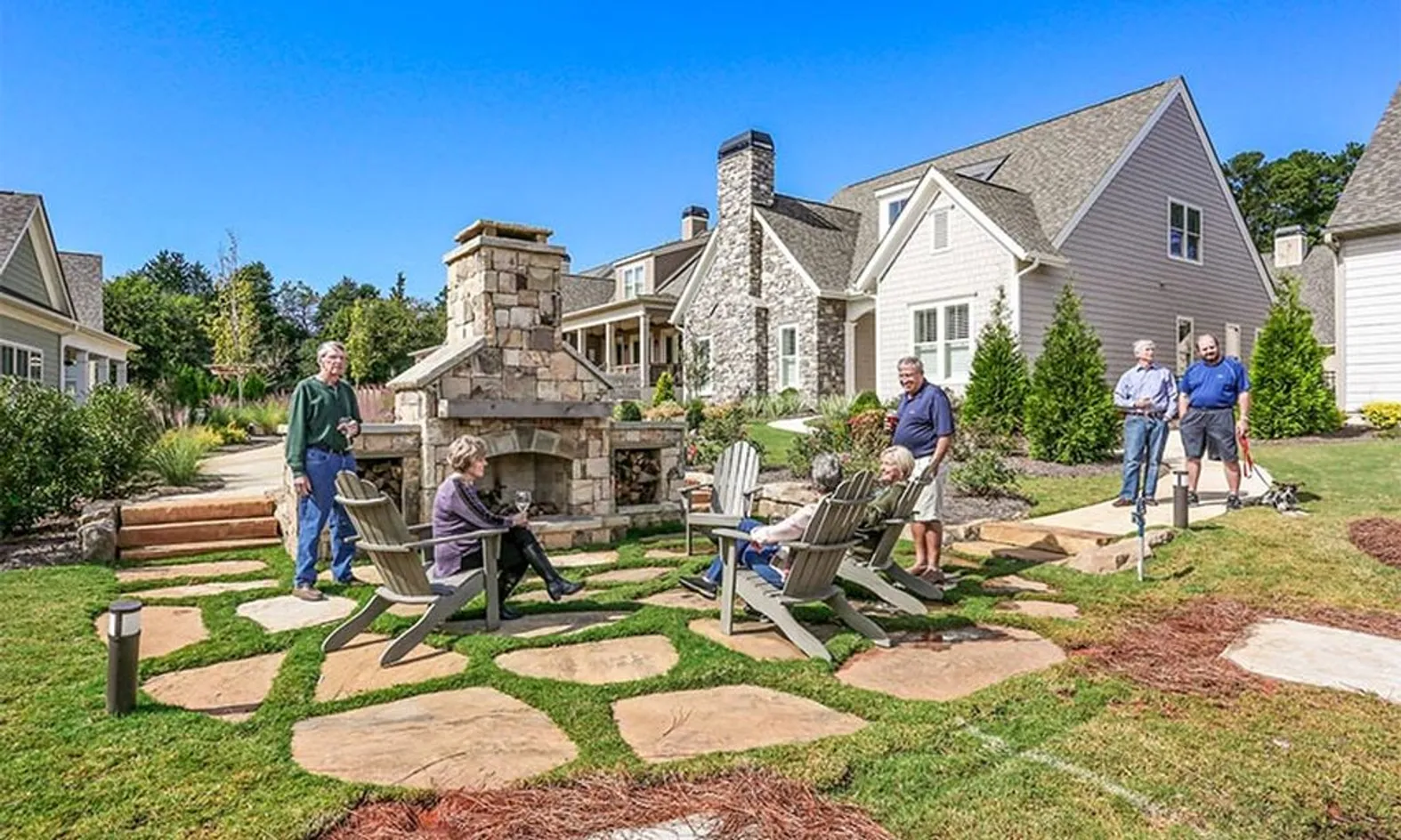 Outdoor BBQ Area