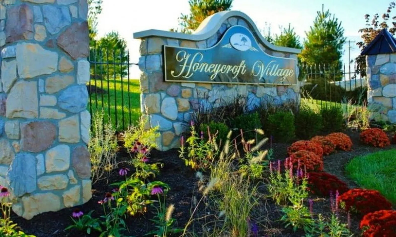 Landscaped Entrance