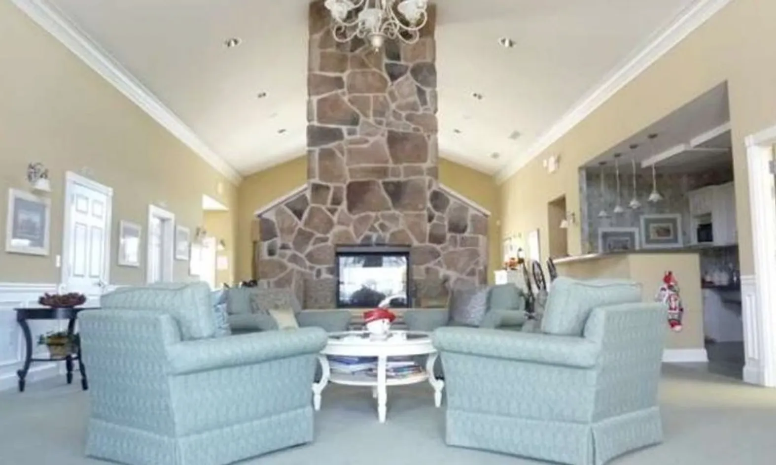 Entrance Lobby with Fireplace
