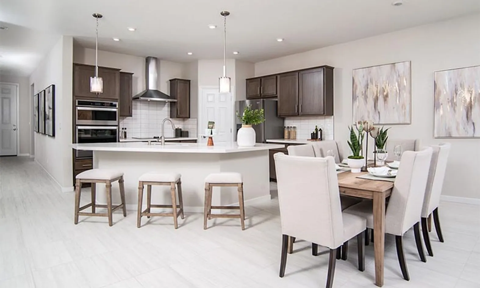 Model Kitchen & Dining Area