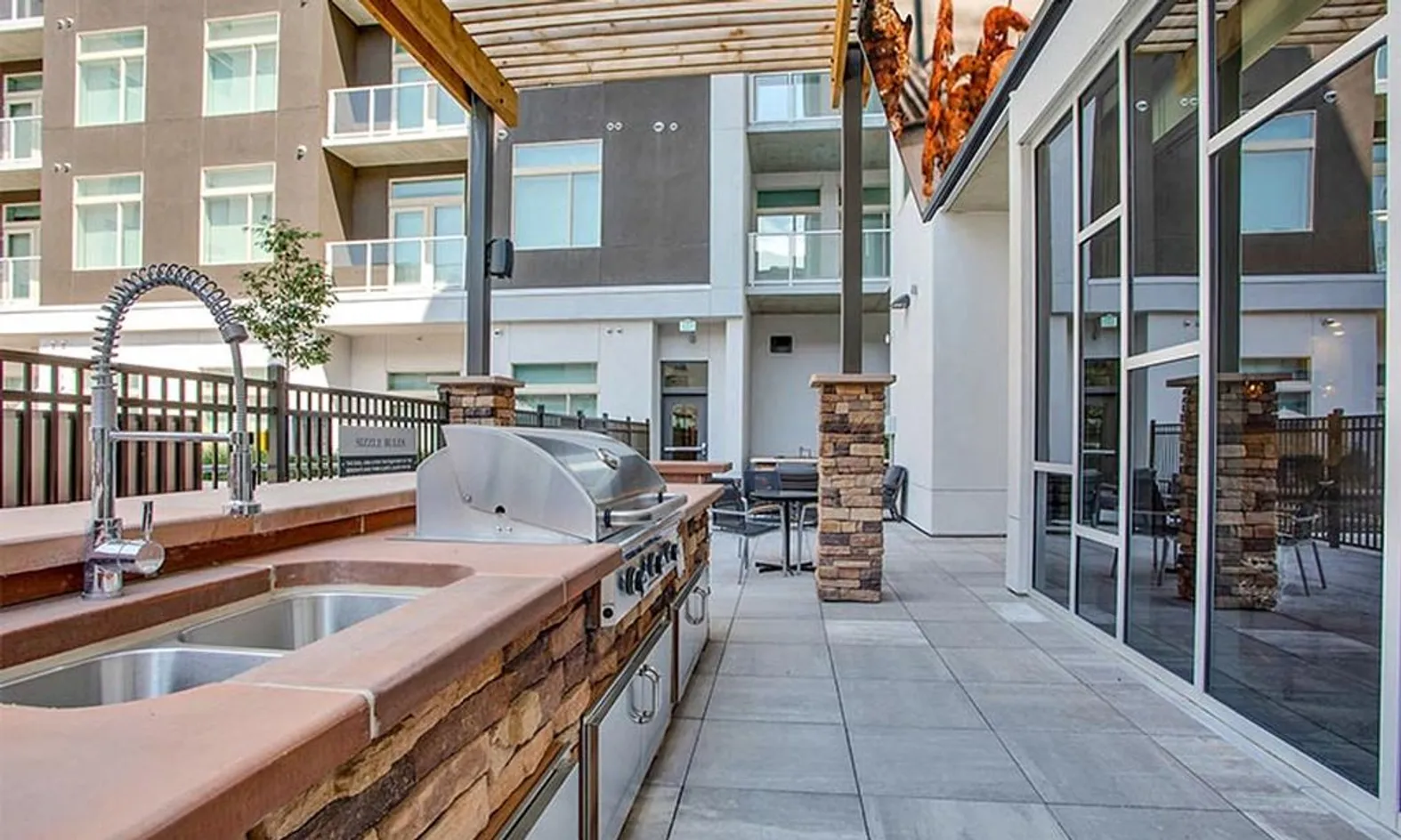 Outdoor BBQ Area