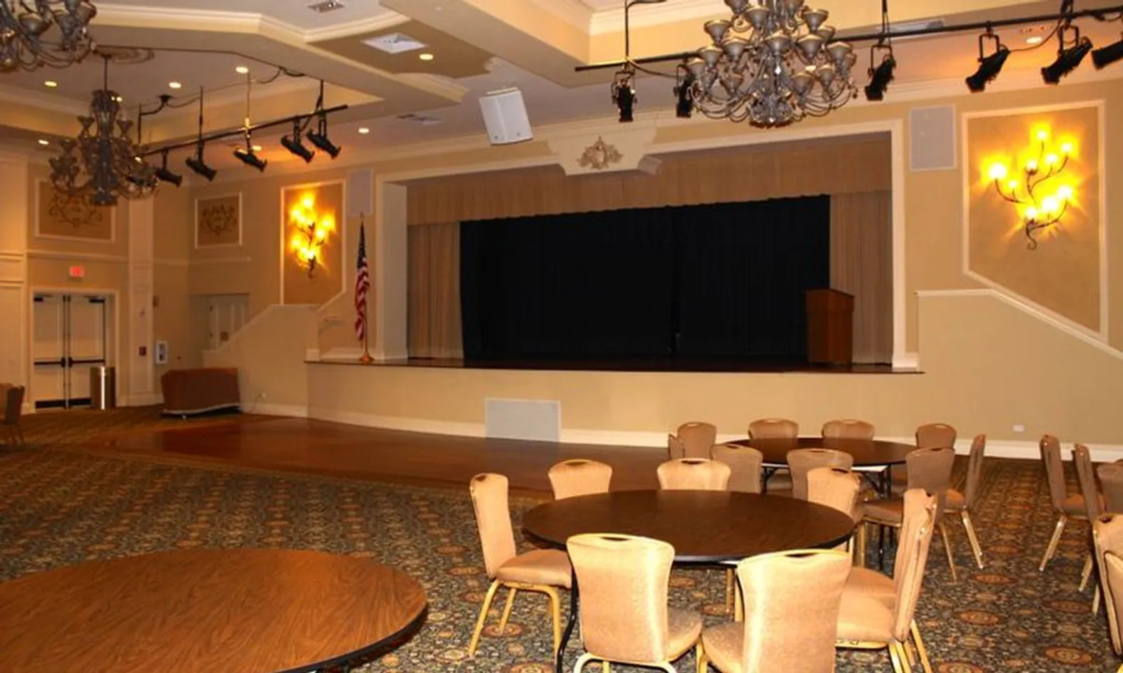 Ballroom and Stage